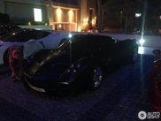 Shiny but matte black Pagani Huayra is spotted in Dubai