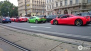 Four Italians driving around in Vienna