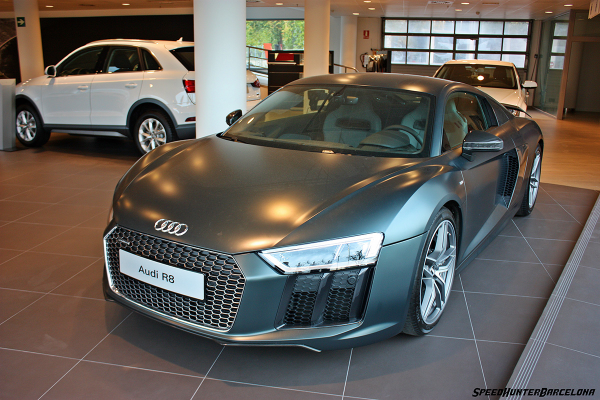 Audi Exclusive levert unieke matgroene R8 V10 Plus af