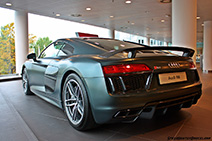 Audi Exclusive levert unieke matgroene R8 V10 Plus af