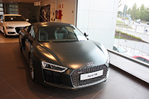 Audi Exclusive levert unieke matgroene R8 V10 Plus af