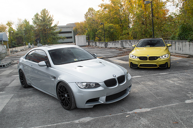 Fotoshoot: viermaal BMW M