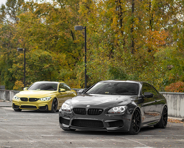 Fotoshoot: viermaal BMW M