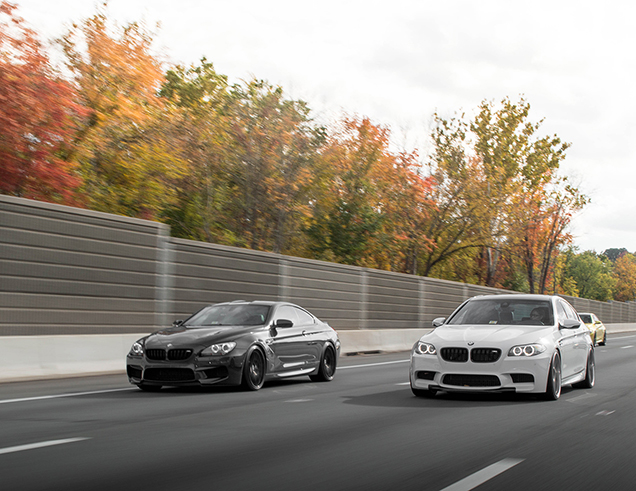 Fotoshoot: viermaal BMW M