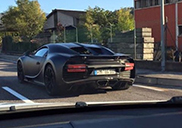 Bugatti Chiron spotted with less camouflage