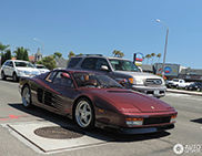 Classy Ferrari Testarossa in Newport Beach