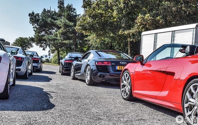 Audi R8 in al zijn glorie