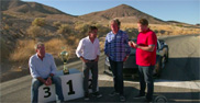 James Corden maakt kennis met trio van The Grand Tour
