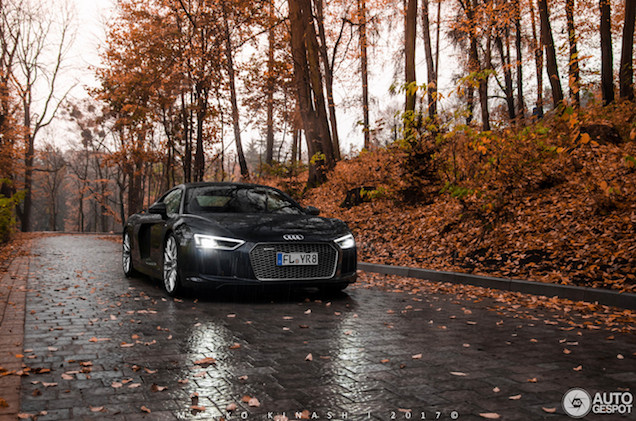 Fotoshoot: De regen in met de Audi R8