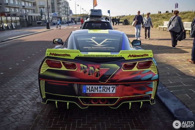 Deze Chevrolet Corvette schreeuwt om aandacht!