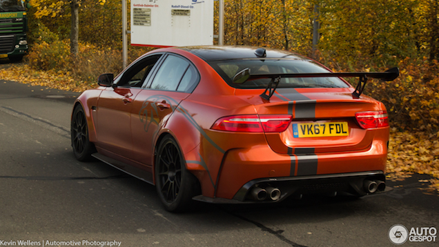 Een brute machine van de zuiverste soort: Jaguar XE SV Project 8