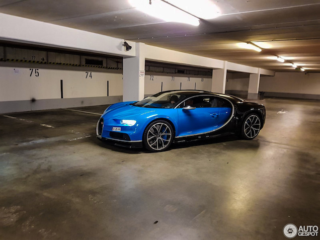 Bugatti Chiron duikt op bij de Nürburgring