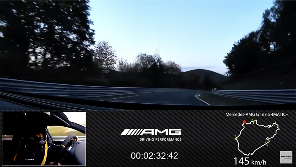 Mercedes-AMG GT 63 S laat Nürburgring record sneuvelen