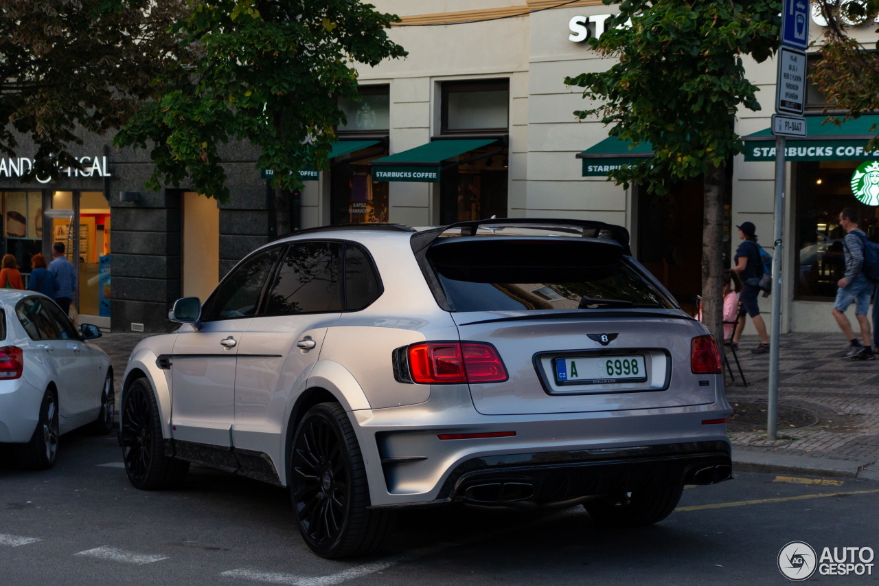 Bentley Bentayga Mansory schittert in het centrum van Praag