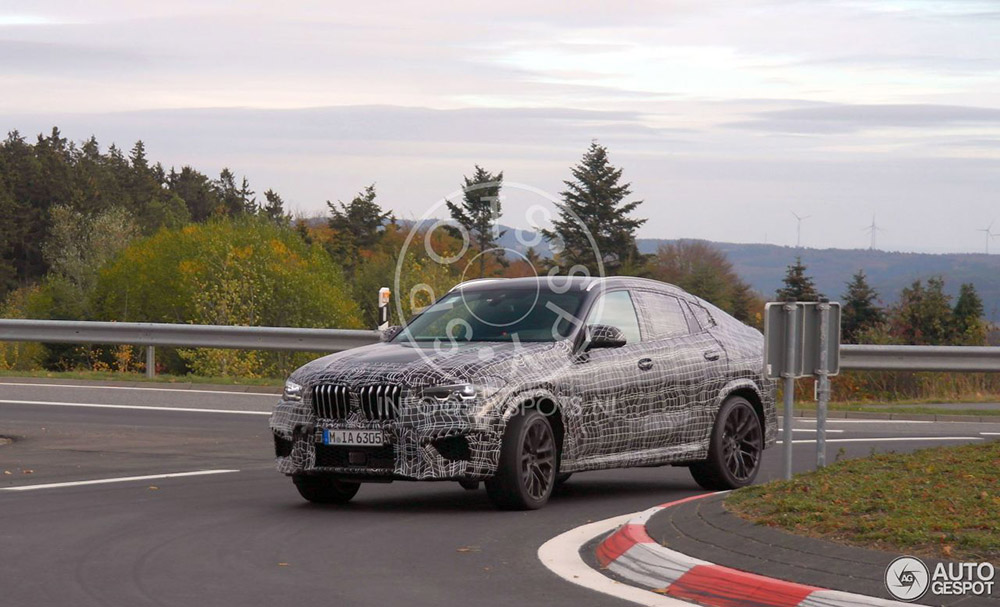 BMW X6 M draait ook nog zijn laatste testrondjes van dit jaar