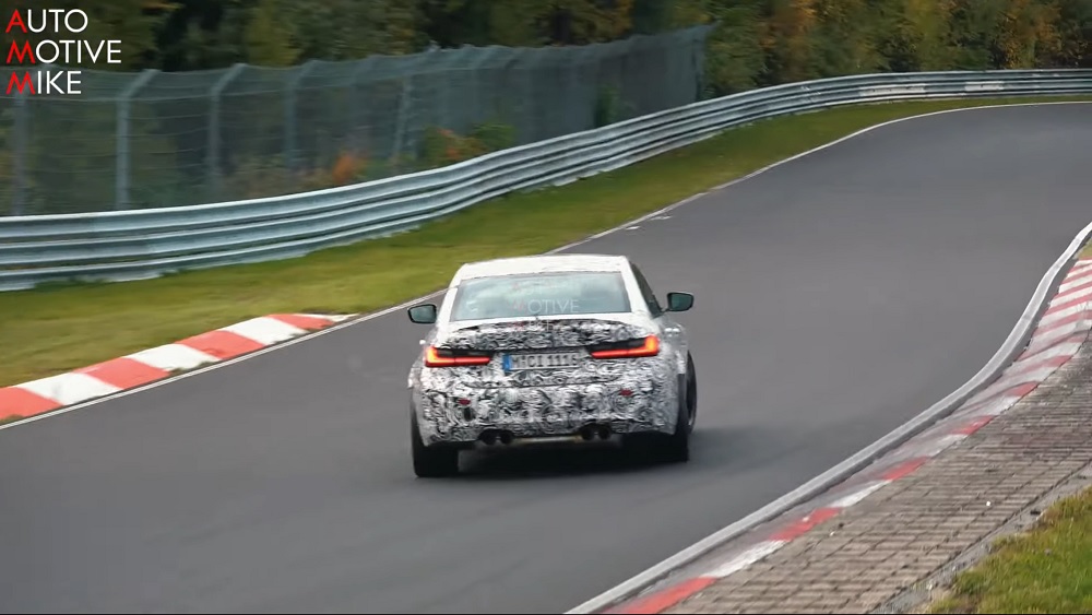 Nieuwe BMW M3 wordt hard getest op de Nürburgring