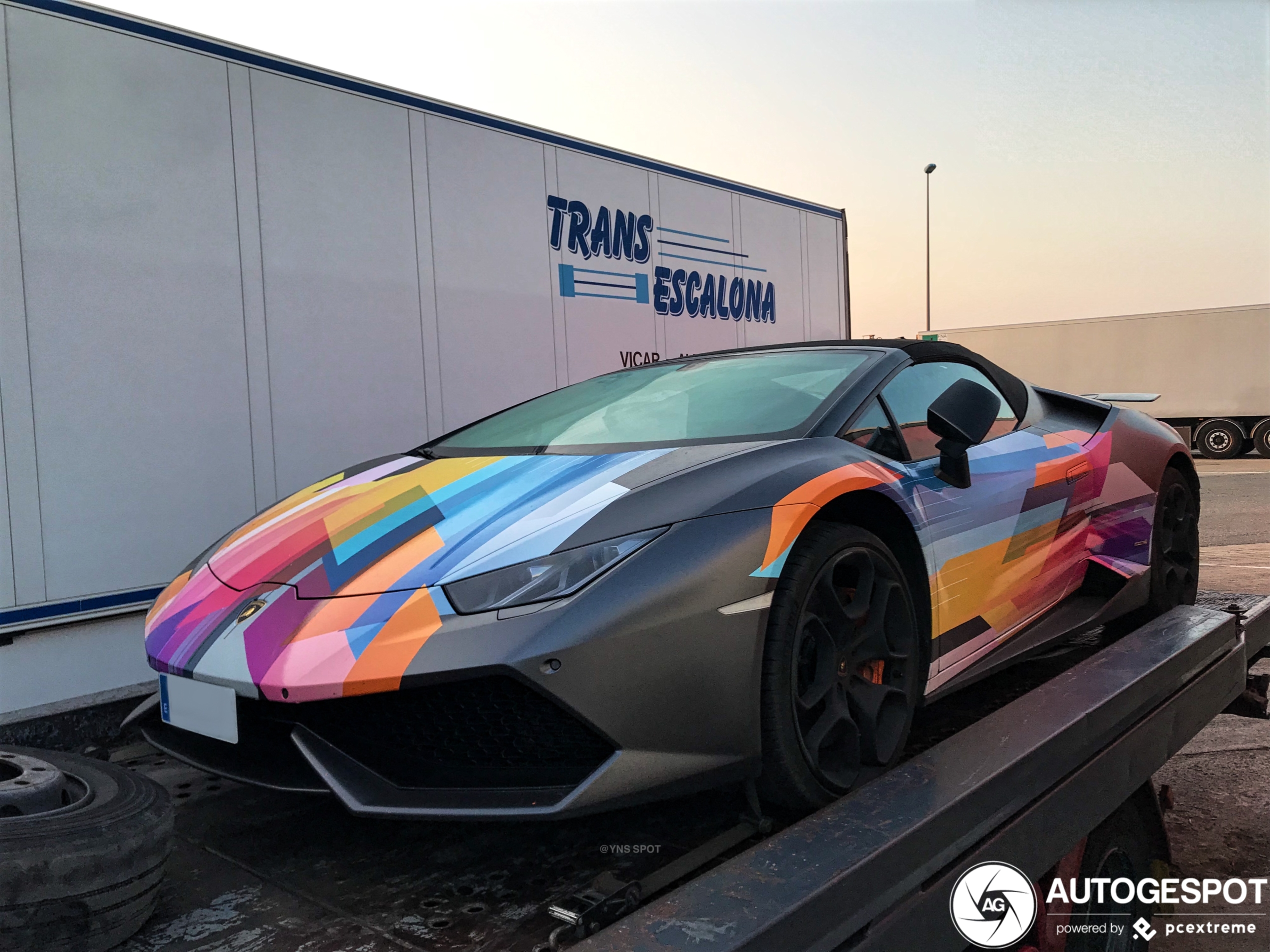 Lamborghini Huracán Spyder vrolijkt de dag op