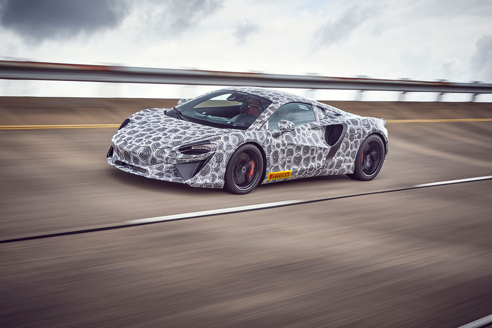 Mclaren's newest hybrid supercar goes into final testing