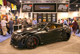 Retevette matzwarte Bentley Continental GT op SEMA 2009