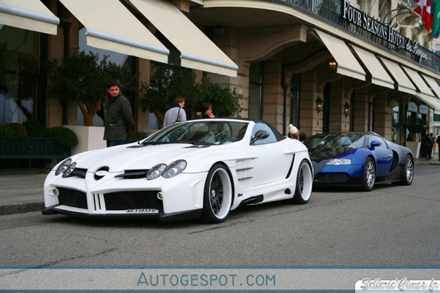 Topspot: FAB Design SLR Roadster Desire en Bugatti Veyron