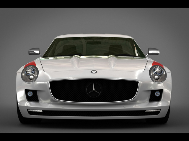 Gullwing America toont SLS Panamericana bodykit