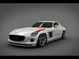 Gullwing America toont SLS Panamericana bodykit