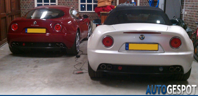 Spot van de dag: Alfa Romeo 8C Competizione combo