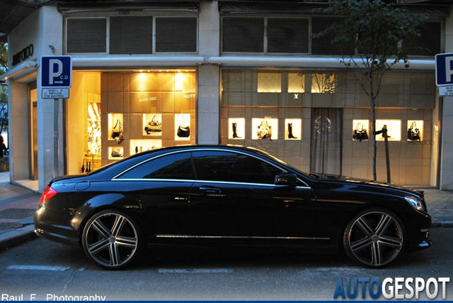 Spot van de dag: Mercedes-Benz CL 63 AMG op 22 inch velgen