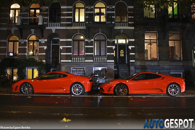 Spot van de dag: Ferrari 430 Scuderia combo in Amsterdam