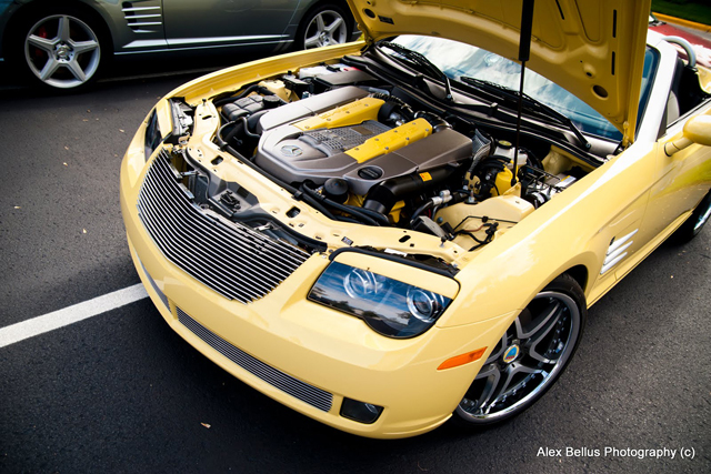 Opmerkelijk: Chrysler Crossfire met Mercedes-Benz SLK AMG motor