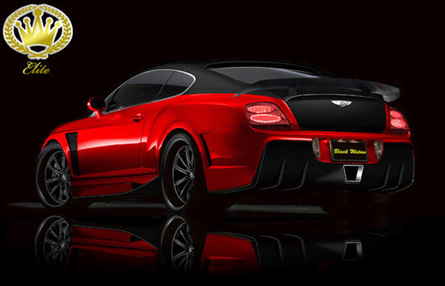 Aardig gek: Black Widow Wide Body kit voor Bentley Continental GT