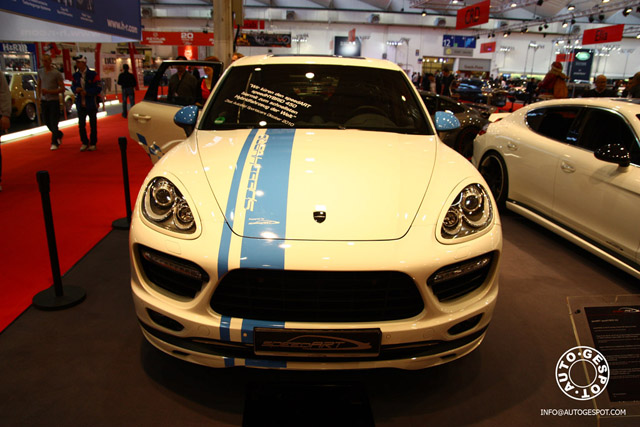 Essen Motor Show 2010: SpeedART toont opgevoerde hybride Porsche Cayenne