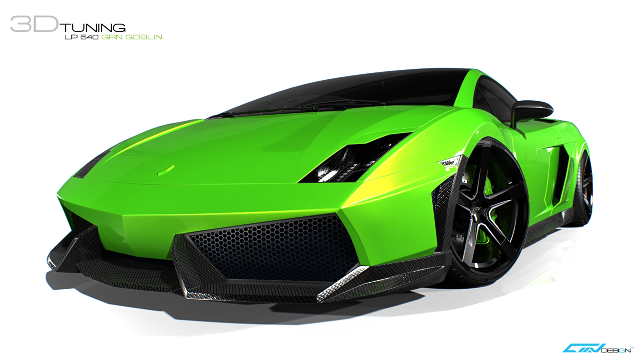 Groen, groener, groenst: Lamborghini Gallardo LP540 Green Goblin