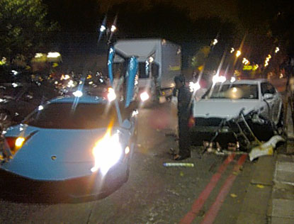 Arabische Lamborghini betrokken bij ongeluk in hartje Londen