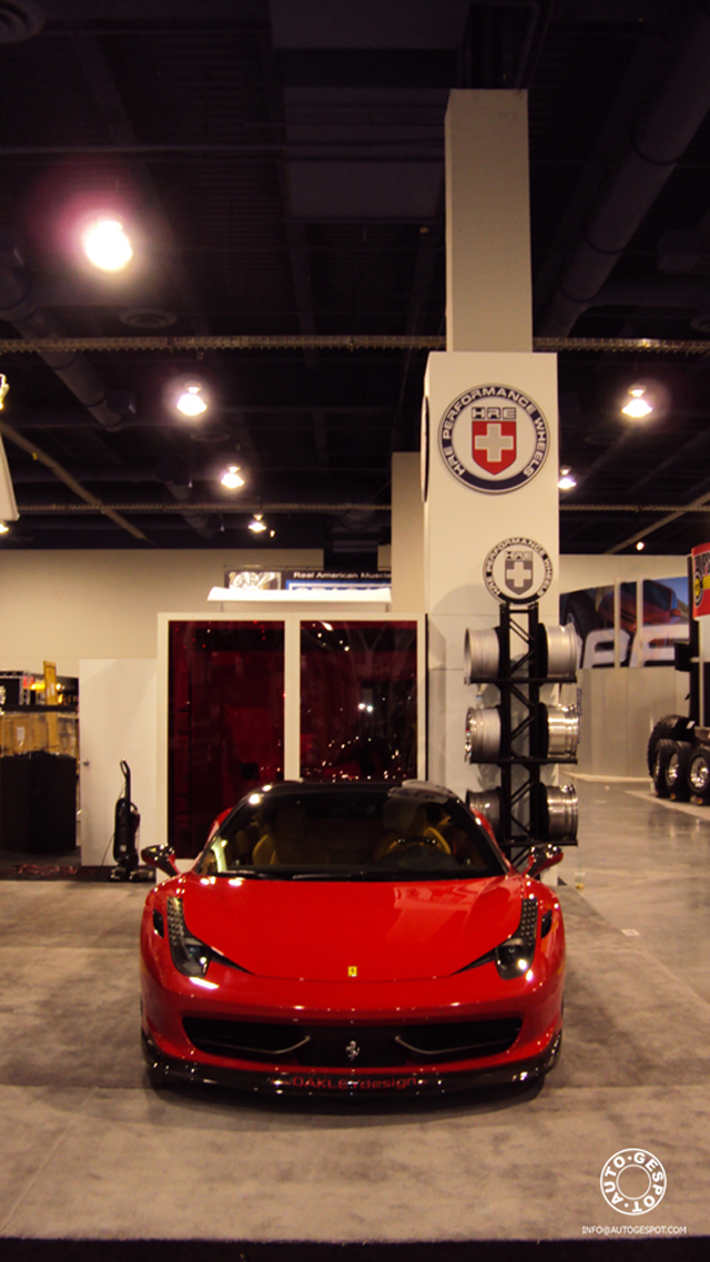 SEMA 2010: Ferrari 458 Italia door Oakley Design