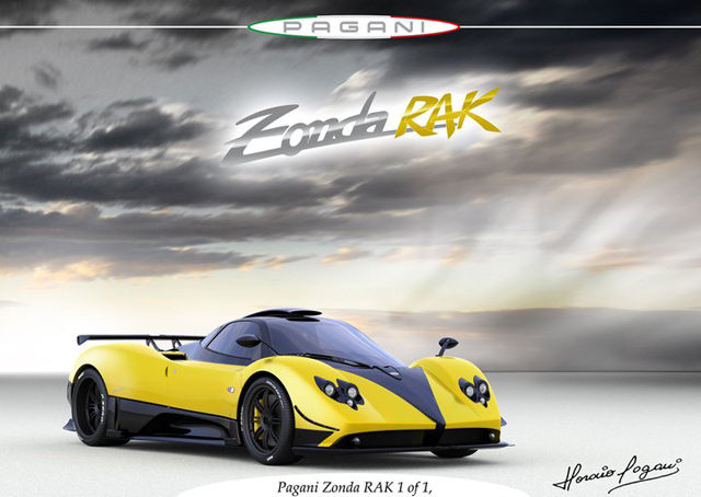 Wederom nieuwe one-off: Pagani Zonda RAK [UPDATE]