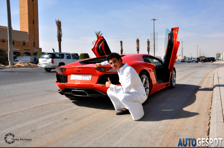 Spot van de dag: eerste Aventador in Saudië-Arabië