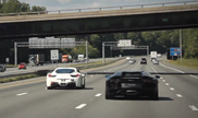 Filmpje: Lamborghini Aventador LP700-4 versus Ferrari 458 Italia