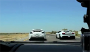 Filmpje: Lamborghini Gallardo LP550-2 tegen Mansory Panamera Turbo