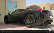 Filmpje: Ferrari 458 Italia gaat los in Qatar