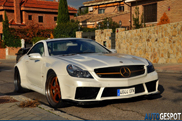 Strange sighting: Mercedes-Benz SL 63 AMG met anabolen kuurtje