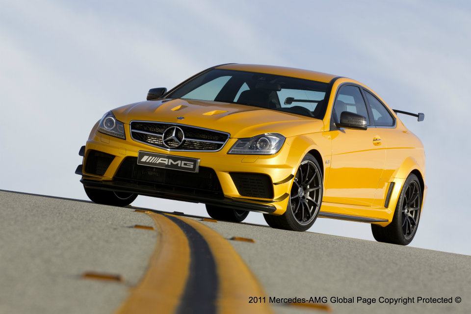 Een keer wat anders: C 63 AMG Coupé Black Series in Solarbeam