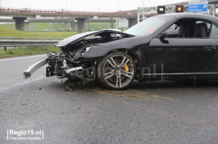 Accidente de un Porsche 997 Turbo S Cabriolet en Holanda