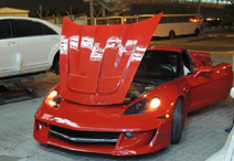 Project mislukt: Corvette C6 door Arsha Design