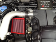 Sportluchtfilters voor de Audi RS6 V10 Bi-Turbo