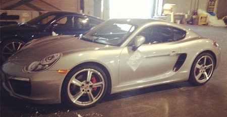 New Porsche Cayman almost naked