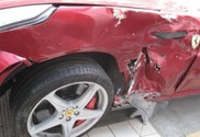 Ferrari FF accidentado en China