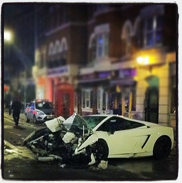 Accidente de un Lamborghini Gallardo