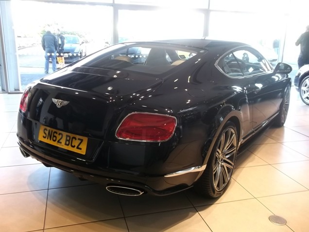 Bentley Continental GT Speed 2012 at the dealership