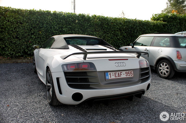 Audi R8 GT Spyder gespot in België